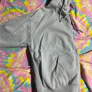 Oversized zip up hoodie, brandy melville, color is periwinkle